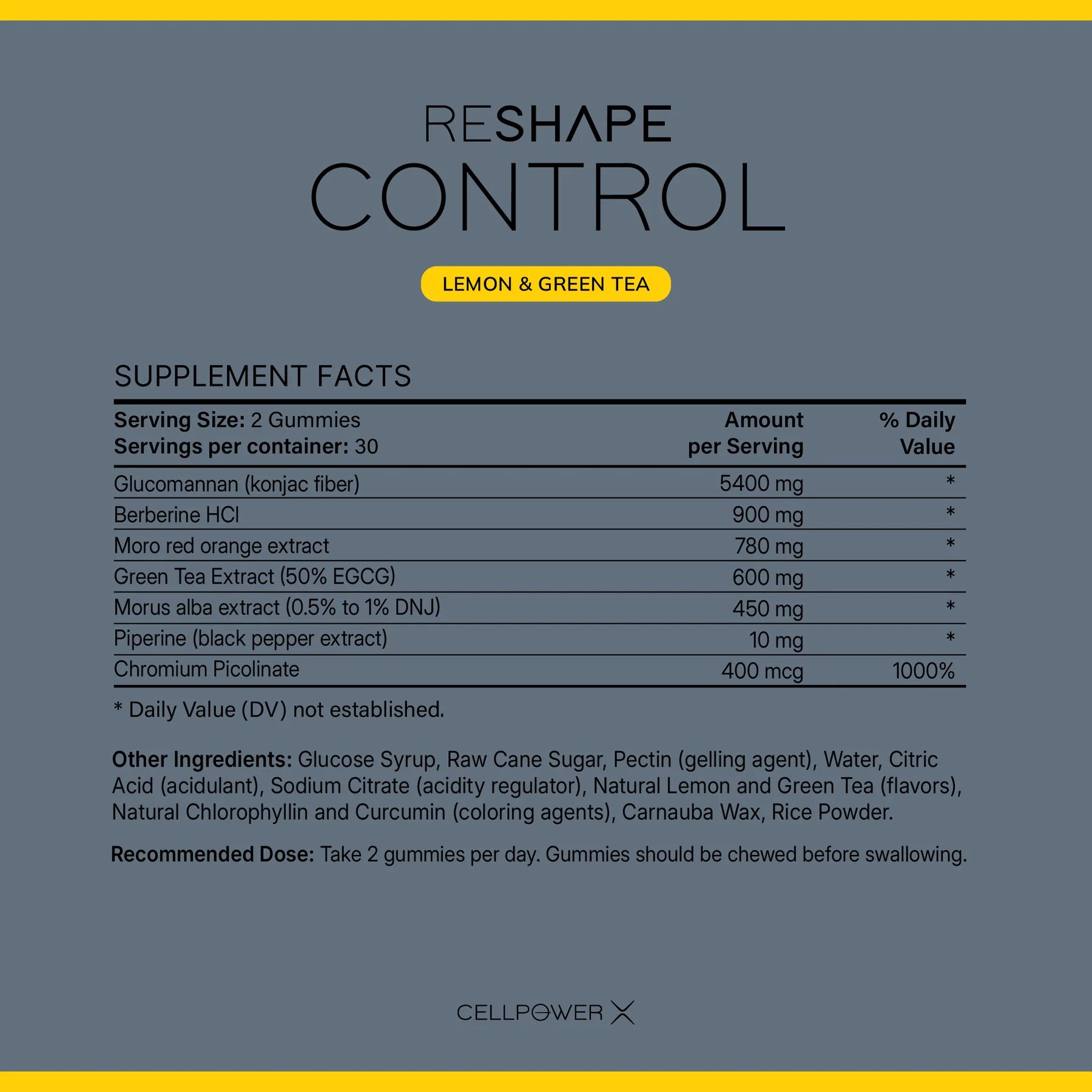 RESHAPE CONTROL