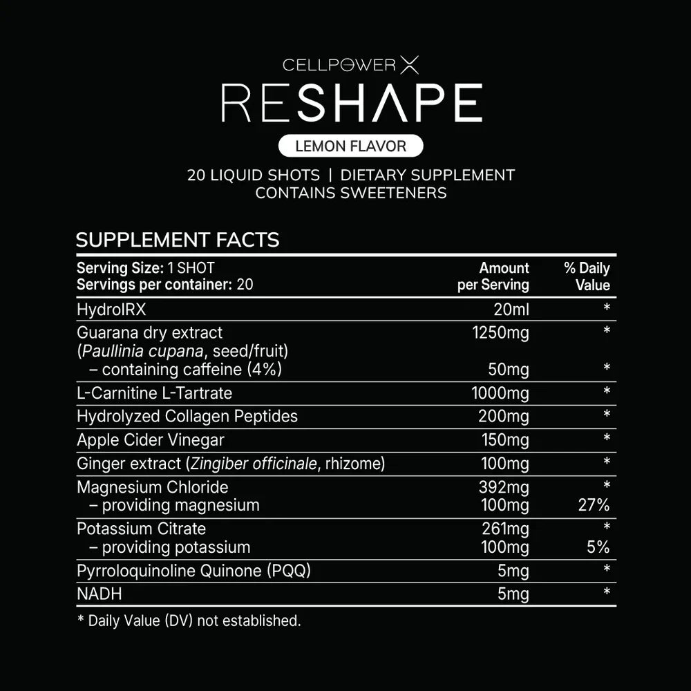 RESHAPE SHOTS